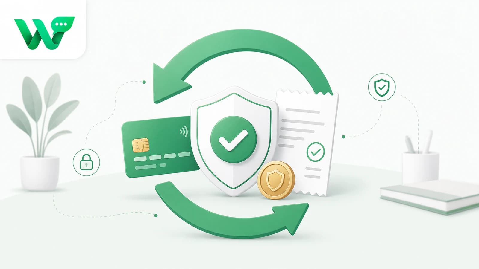 Waplix secure refund cycle with verified payment, receipt, and transaction protection